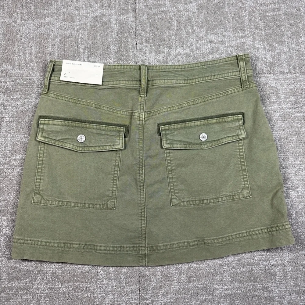 American Eagle NWT High Rise Mini Skirt Green Size 6/28